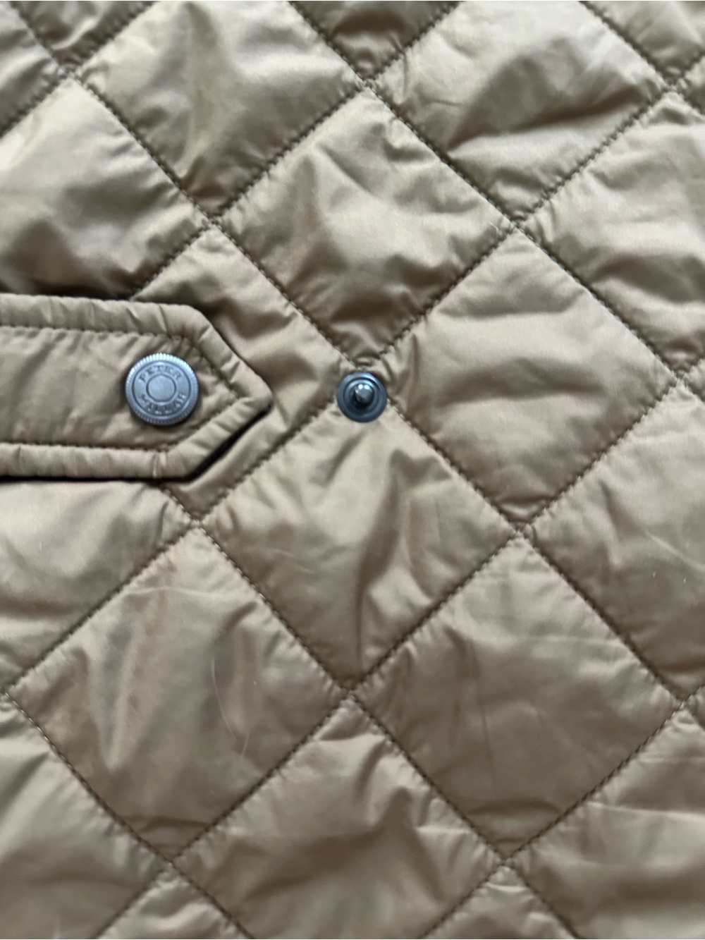 Peter Millar Essex Quilted Vest Men’s XL Olive Fleece Lined Windproof Full Zip - Picture 5 of 9
